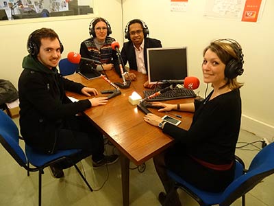 Studio radio Excelia IRSI